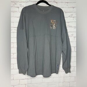 NWT Disney‎ Long Sleeve Graphic Tee – Charcoal Gray Size Medium
